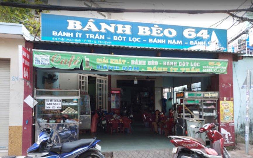 Bánh Bèo 64 là một quán lâu năm ở Tân Bình (Ảnh: Internet)