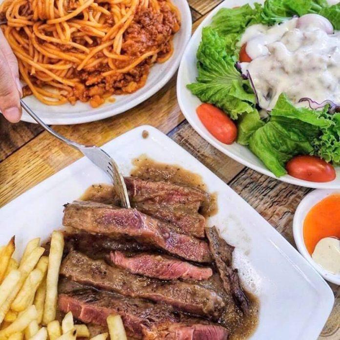 Beefsteak của Nhà hàng Bít tết Luna. (Ảnh: Internet)