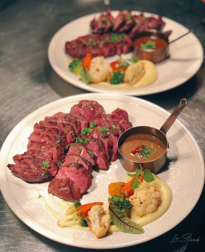 Phần beefsteak của Le Steak. (Ảnh: Internet)