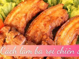 Cách làm ba rọi chiên sả (Nguồn: Internet)
