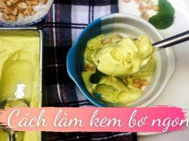 Cách làm kem bơ ngon (Nguồn: Internet)