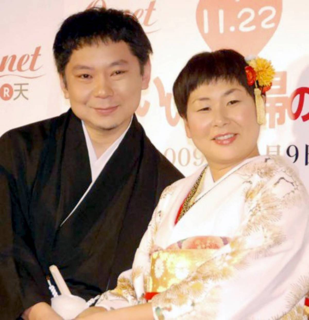Vợ chồng diễn viên hài đình đám Osamu Suzuki và Oshima Miyuki là cuộc hôn nhân chớp nhoáng khiến công chúng ngỡ ngàng không kém với 392 bình chọn theo trang Rankingoo. (Nguồn: Internet)