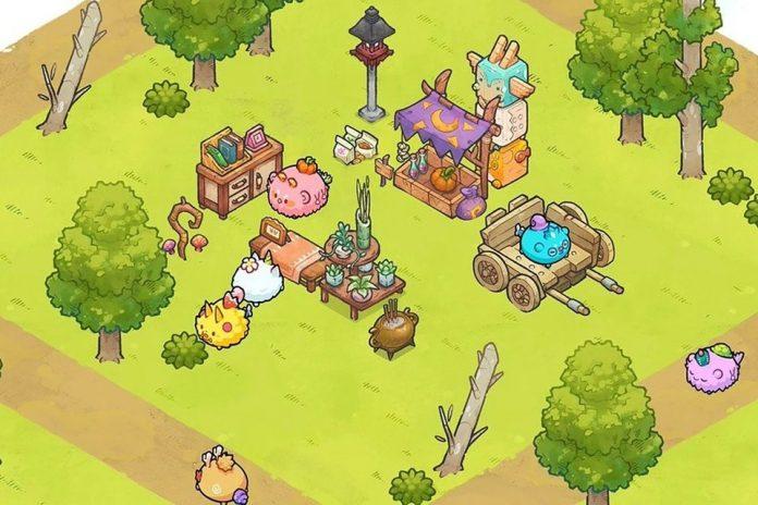 Thế giới trong game của các Axie (Ảnh: Internet). Thế giới trong game của các Axie (Ảnh: Internet).