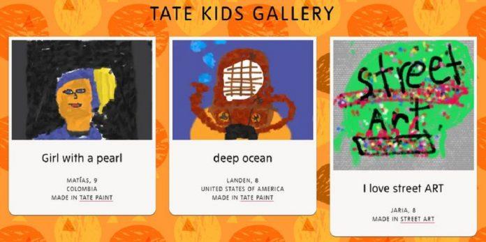 Các trò chơi có tại Tate Kids (Ảnh: Internet).