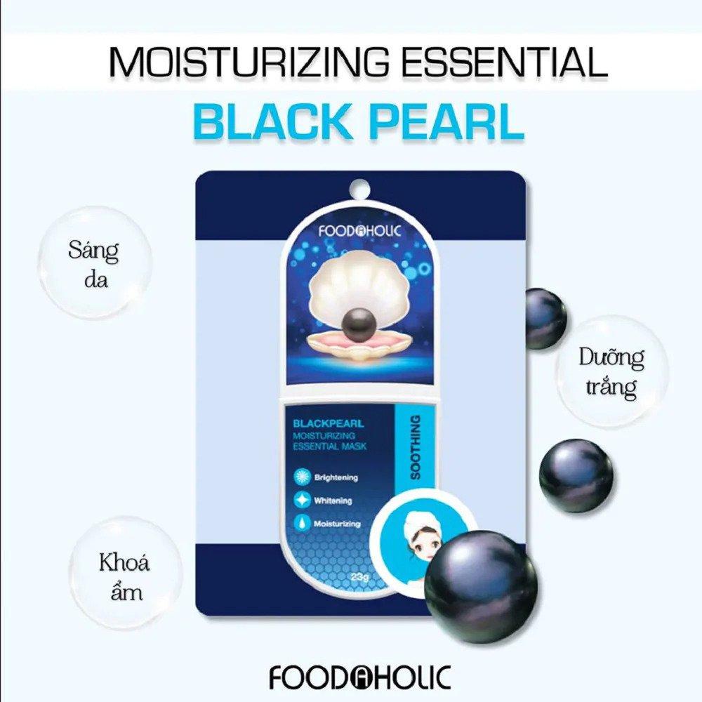 Mặt nạ giấy Foodaholic Essential Mask Black Pearl được xem là "món ăn" gây nghiện nhất mùa hè này ( Nguồn: internet)