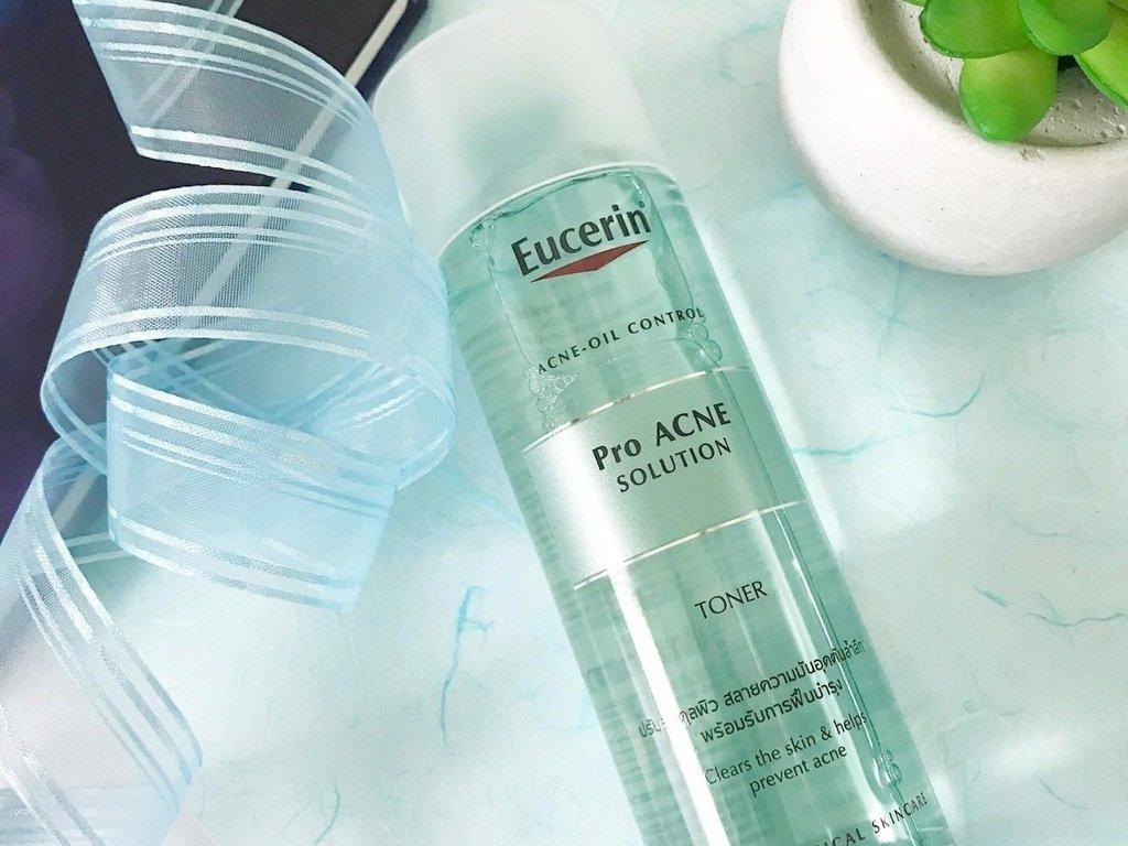 Eucerin Pro Acne Solution Toner với 2% Lactic Acid rất nhẹ dịu, phù hợp với da siêu nhạy cảm (nguồn: Internet).