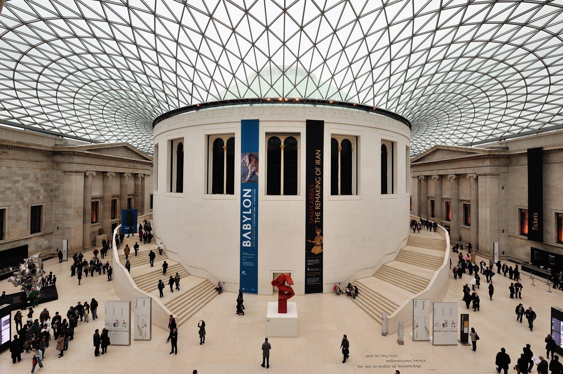 Bên trong Bảo tàng Anh, Luân Đôn (ảnh: internet)
