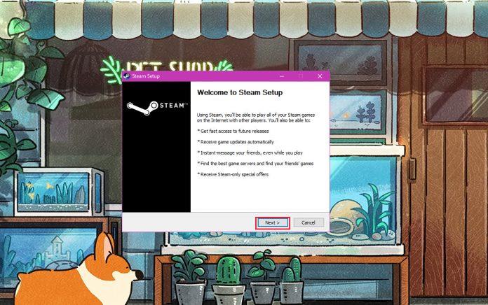 Chương trình cài đặt Steam (Ảnh: BlogAnChoi).