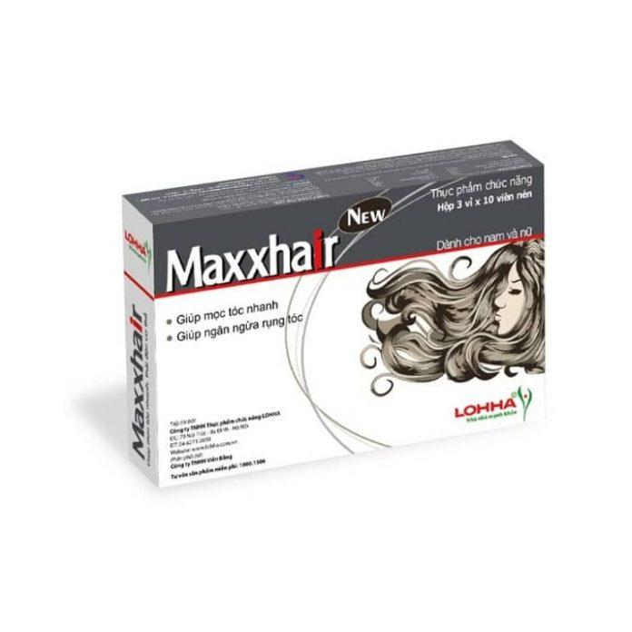 Viên uống Maxxhair có khả năng cải thiện tình trạng tóc rụng (Nguồn: Internet)