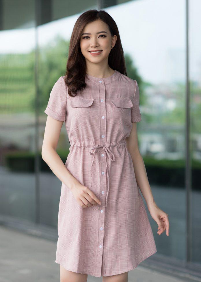 Đầm hồng phù hợp cho mọi tone da (nguồn: internet)