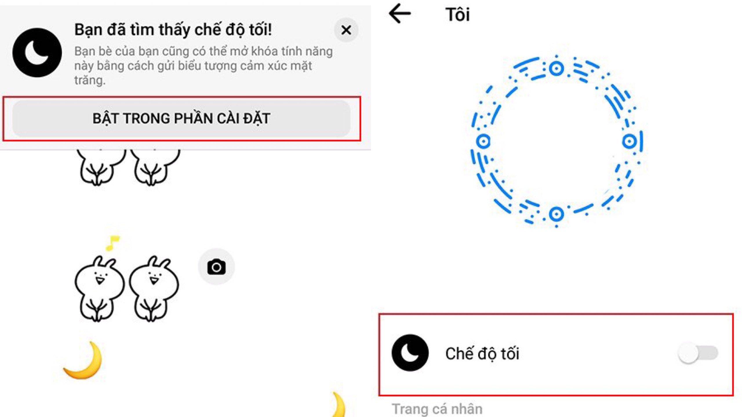Bật chế độ tối (Ảnh: Internet). Bật chế độ tối (Ảnh: Internet).