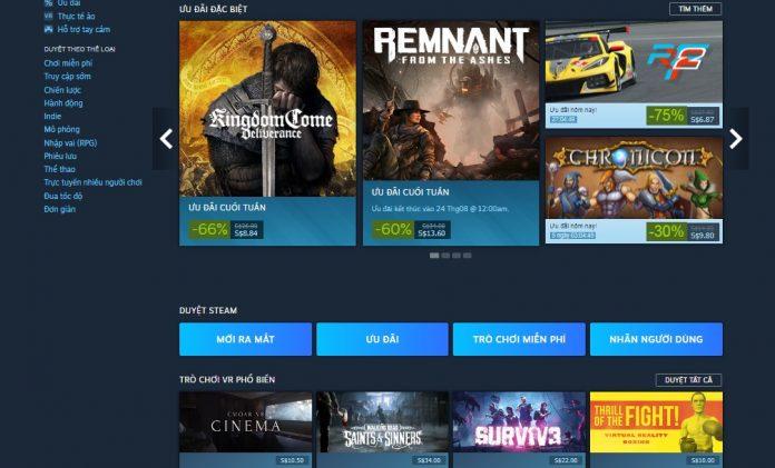 Các game được giảm giá và VR (Ảnh: BlogAnChoi).