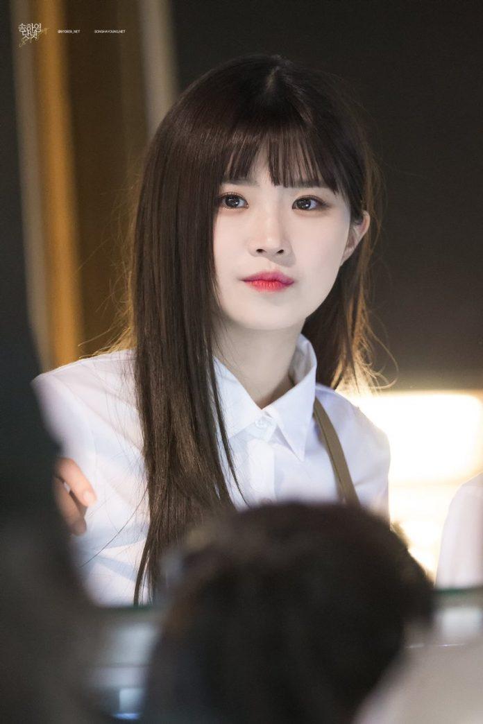 Hayoung (fromis_9) sinh ngày 29 tháng 9 năm 1997 và sẽ tròn 24 tuổi vào năm nay. (Nguồn: Internet)