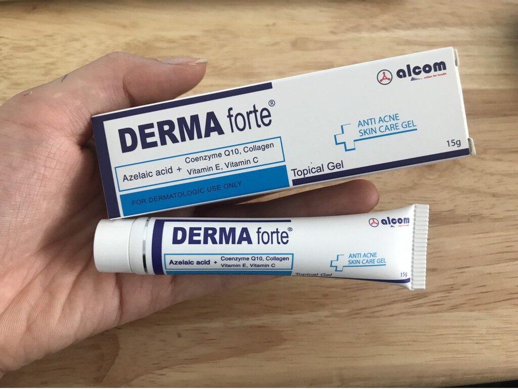 Kem trị mụn Derma Forte luôn là lựa chọn "đầu tay" của các cô nàng mới bắt đầu chăm sóc da ( nguồn: internet)