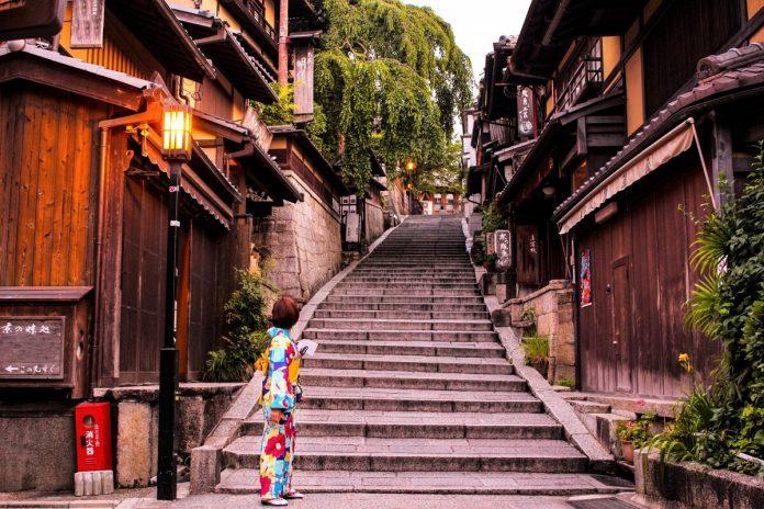 Một góc phố cổ Kyoto (Nguồn: Internet). Một góc phố cổ Kyoto (Nguồn: Internet).