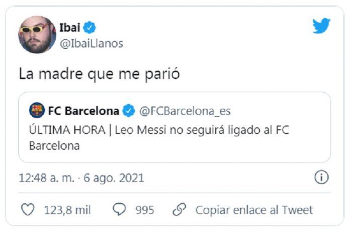 Dòng tweet của Ibai Llanos bằng tiếng Tây Ban Nha (Ảnh: Internet).