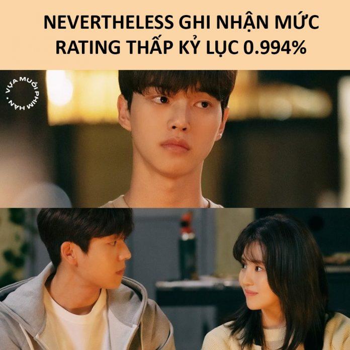 Nevertheless từng đạt kỷ lục rating thấp nhất dưới 1%. (ảnh: Internet)