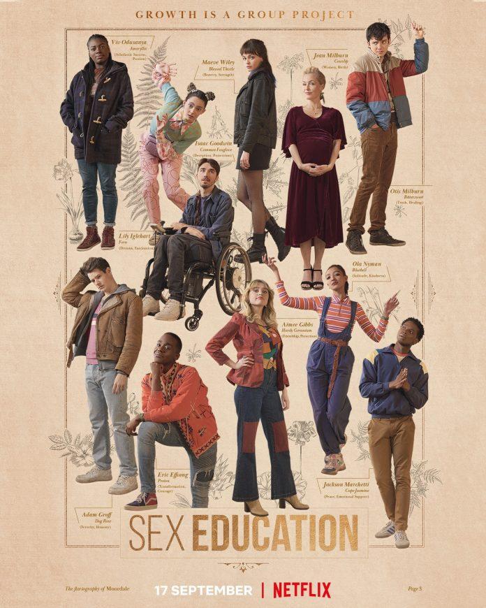 Poster phim Sex Education season 3. (Ảnh: Internet)