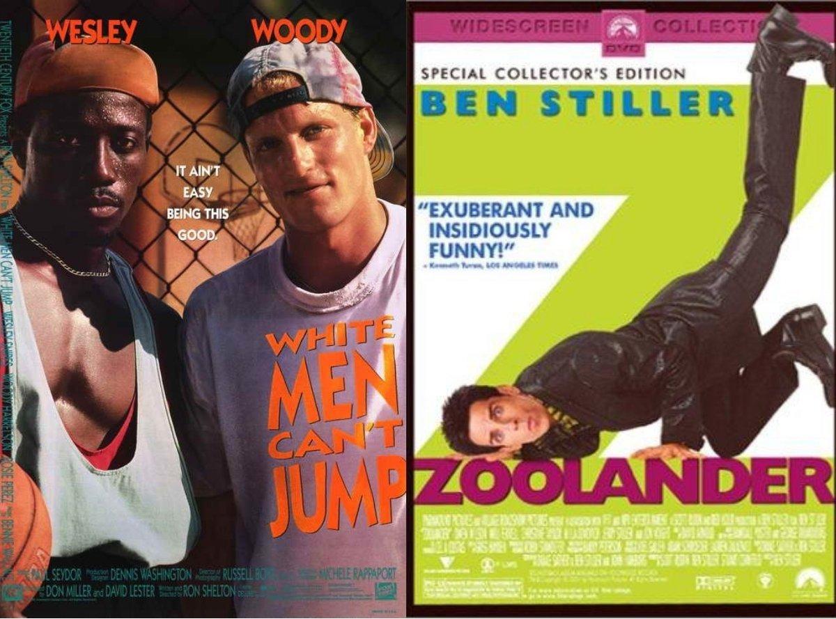 Poster phim White Men Can't Jump và Zoolander (Nguồn: Internet)