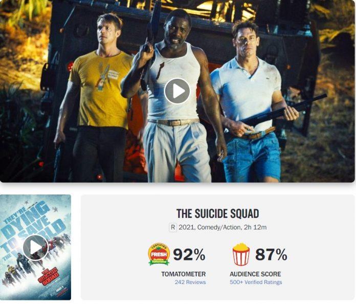 The Suicide Squad 2021 bất ngờ nhận được đánh giá cao và sự yêu thích của khán giả. (ảnh: Internet)