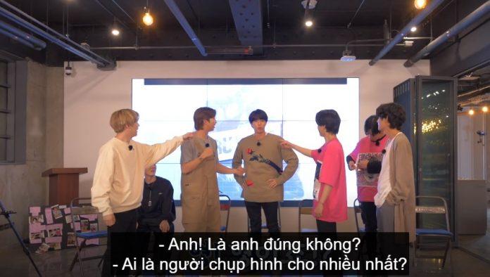 Jin đã lừa các thành viên một cách thông minh và khéo léo (nguồn: Ảnh chụp màn hình)