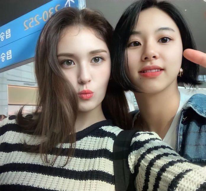 Somi cùng Chaeyoung (Ảnh: Internet)