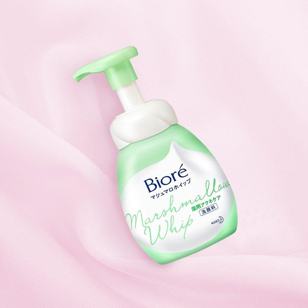 Sữa rửa mặt Bioré Marshmallow Whip Acne Care chăm sóc dành cho làn da mụn ( Nguồn: internet)