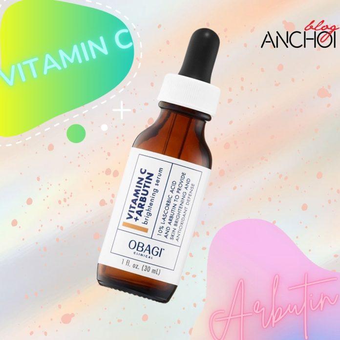 Sự kết hợp giữa Vitamin C và Arbutin trong tinh chất Obagi mang đến khả năng dưỡng trắng da siêu vượt trội ( Nguồn: BlogAnChoi)