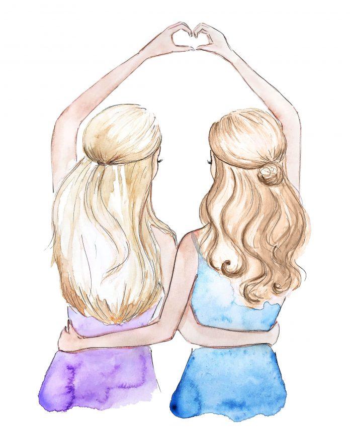 Mãi bên nhau bạn nhé (Ảnh: Internet)