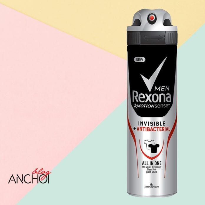 Xịt khử mùi Rexona Invisible Antibacterial loại bỏ mùi hương đến 48 giờ ( Nguồn: BlogAnChoi)