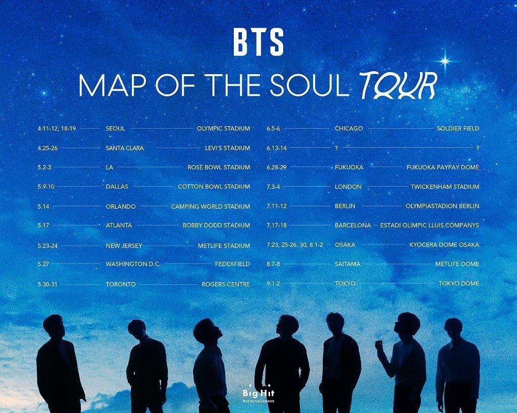 BTS đáng lẽ đã có thể tổ chức tour diễn toàn cầu "Map of the Soul" (Ảnh: Internet)