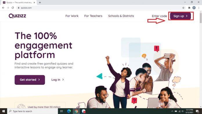 Giao diện của Quizizz (Nguồn: Internet)