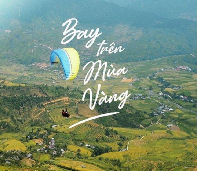 Lễ hội "Bay trên mùa vàng" vào mùa lúa chín hàng năm (Ảnh: IG 2 lechamp.vn).