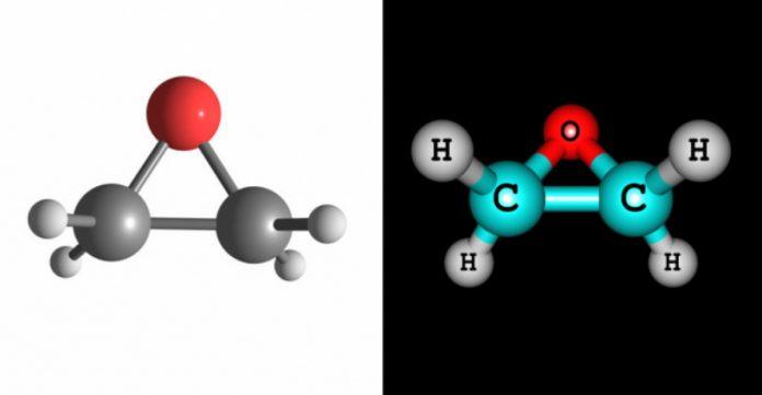 Ethylene oxide có công thức hóa học là C2H4O (Ảnh: Internet).