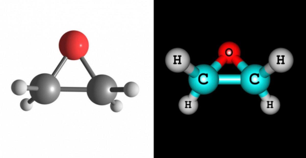 Ethylene oxide có công thức hóa học là C2H4O (Ảnh: Internet).