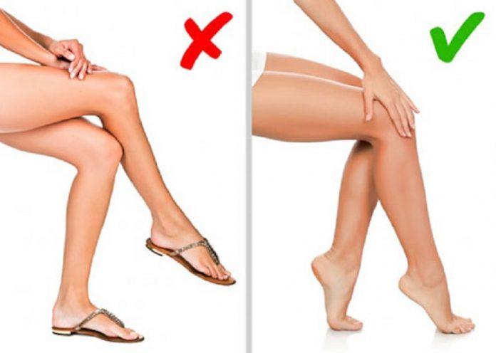 Tư thế ngồi bắt chéo chân thường xuyên không tốt cho bạn (Ảnh: Internet).