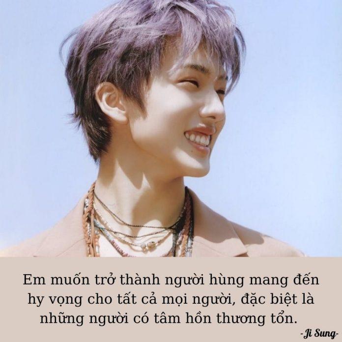 Câu nói của Ji Sung (Ảnh: BlogAnChoi)