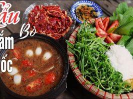 Công thức làm lẩu bò mắm ruốc (Nguồn: Internet)