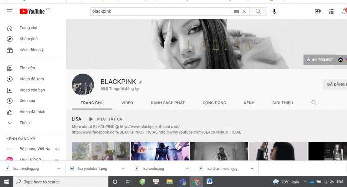 Kênh YouTube của BLACKPINK chính thức trở thành kênh YouTube của nghệ sĩ có lượt đăng ký nhiều nhất thế giới (Nguồn: BlogAnChoi).