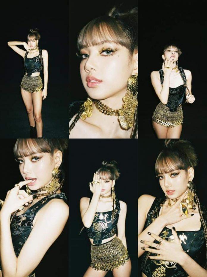 Hình ảnh Lisa trong bộ trang phục hơi hướng Thái Lan trong MV solo (Nguồn: Internet).