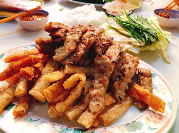 Món nem nướng của quán. (Ảnh: Internet)