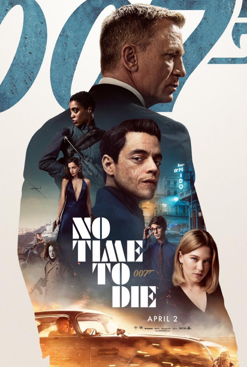 Poster phim chiếu rạp No time to Die (Ảnh: Internet)