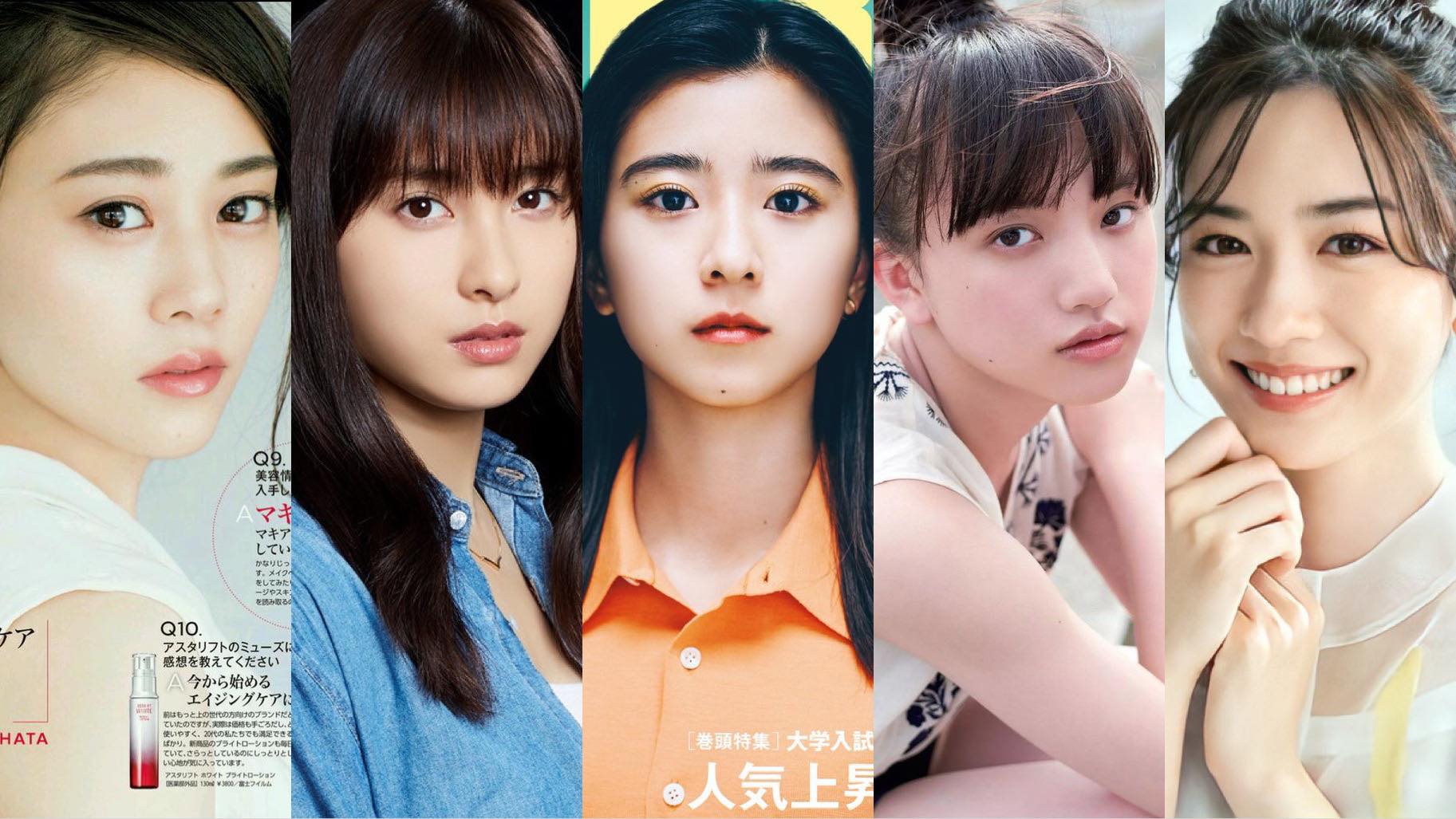 Tsuchiya Tao, Nagano Mei, Kiyohara Kaya, Takahata Mitsuki, Kuroshima Yuina... là một số nữ diễn viên hiếm hoi vượt qua vòng casting cạnh tranh cả nghìn người để giành vai nữ chính. (Nguồn: Internet)