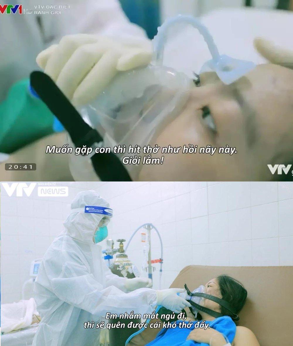 Bộ phim ghi lại hành trình chống dịch của các y bác sĩ và bệnh nhân trong tâm dịch tp. Hồ Chí Minh. (Ảnh: VTV)