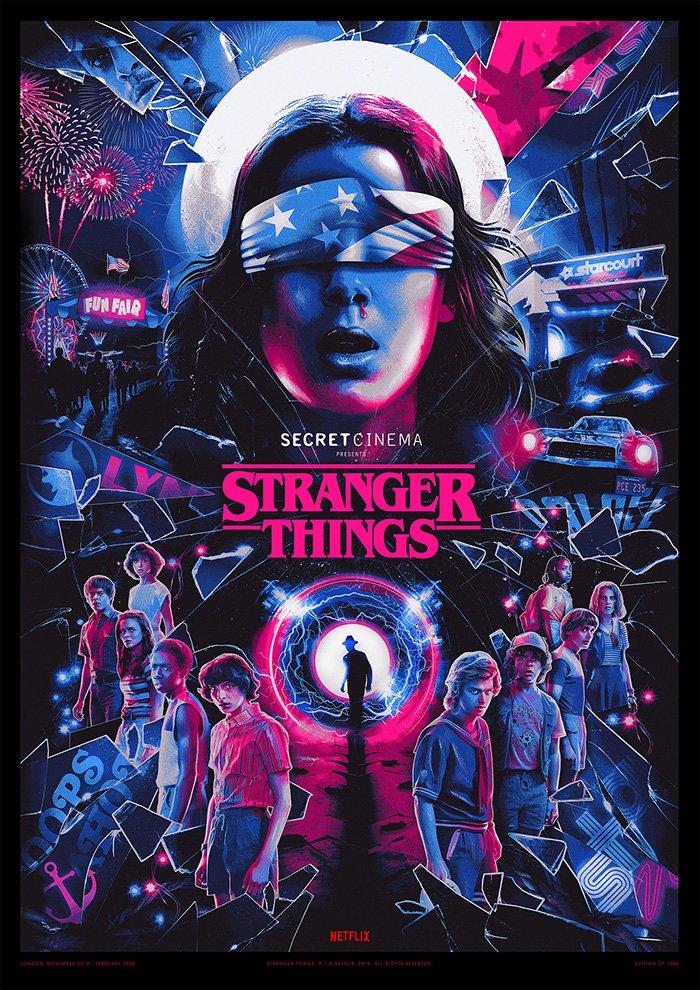 Poster phim Stranger Things (Nguồn: Internet).