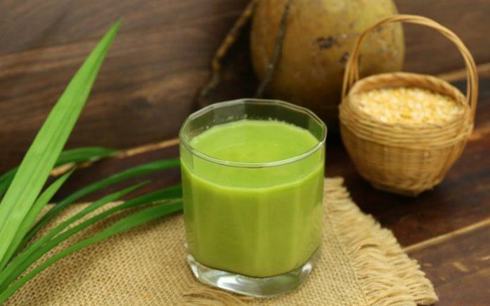 Sữa đậu nành lá dứa với hai nguyên liệu chính là đậu nành, lá dứa (Ảnh Internet)