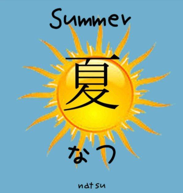 Natsu (夏) trong tiếng Nhật có nghĩa là mùa hạ (Ảnh: Internet)