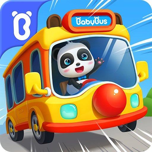 Nhân vật chính trong ứng dụng là chú gấu trúc lái xe bus (Ảnh: Internet).
