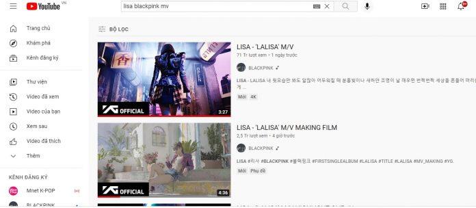 MV "LALISA" đạt được hơn 70,3 triệu lượt xem trong 24h đầu (Nguồn: BlogAnChoi).