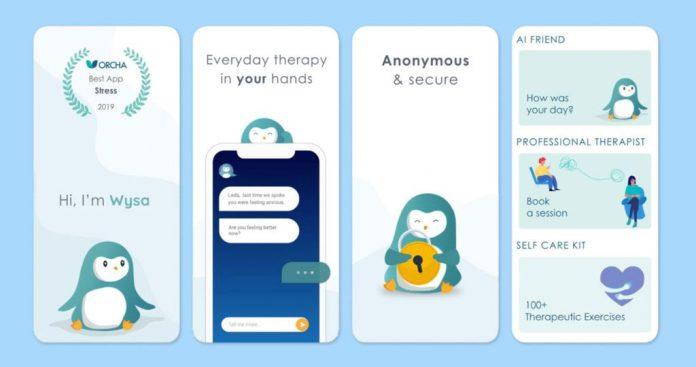 Wysa đưa ra nhiều phương pháp trị liệu cùng lời khuyên hữu ích về chăm sóc sức khỏe tinh thần (Ảnh: Internet). Wysa đưa ra nhiều phương pháp trị liệu cùng lời khuyên hữu ích về chăm sóc sức khỏe tinh thần (Ảnh: Internet).